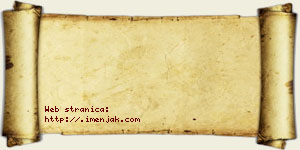 Vesna Jakupi vizit kartica